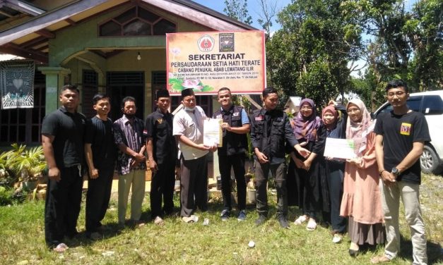 PEDULI KORBAN ERUPSI GUNUNG SEMERU, PSHT CABANG PALI BERIKAN BANTUAN MELALUI ACT