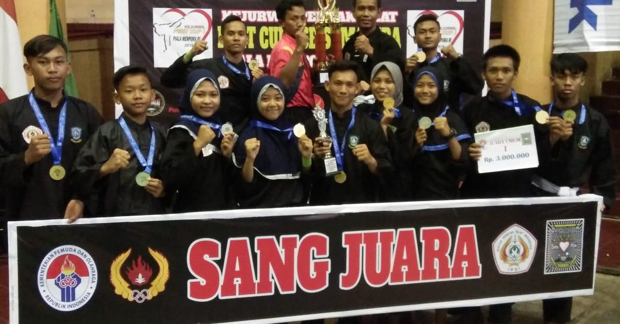 PSHT Kepulauan Riau Juara Umum Kejurwil PSHT Cup Se-Sumatera Piala Kemenpora