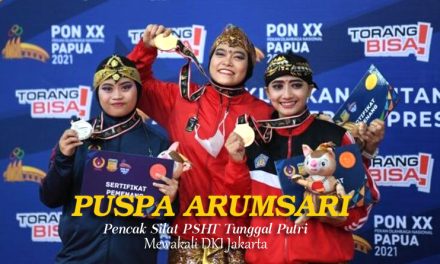 Puspa Arumsari Srikandi PSHT Mewakili Jakarta Raih Medali Emas di PON PAPUA XX