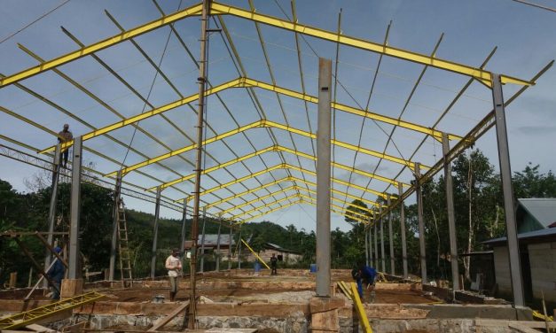 Pembangungan Gedung PSHT Cabang Lampung Barat
