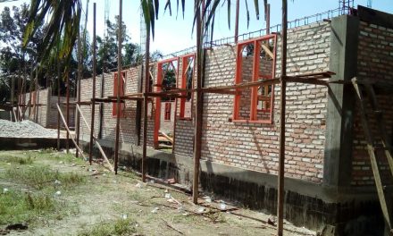 Pembangunan Padepokan PSHT Cabang Rokan Hilir.