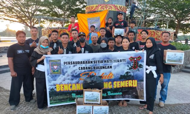 Peduli Korban Bencana Erupsi Gunung Semeru, PSHT Cab.Bulungan Galang Dana