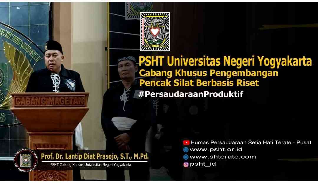 Ketua Umum PSHT Kangmas Muhammad Taufiq Tetapkan Cabang Khusus Universitas Negeri Yogyakarta