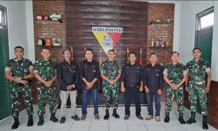 Silaturahmi Pengurus PSHT ke Komandan Baru Denkav 4/SP – IX Udayana Bali