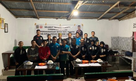 Tertib Organisasi Sesuai AD/ART, PSHT Simalungun Gelar Parapatan Cabang.