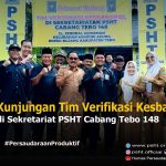 “Verifikasi Faktual, Kesbangpol Kunjungi Sekretariat PSHT Cabang Tebo”