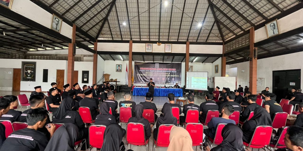 Tingkatkan Tata Kelola Organisasi Yang Solid, PSHT Bekasi Gelar Workshop