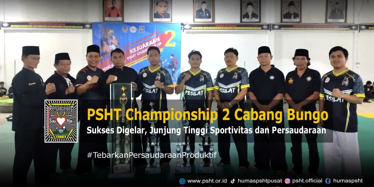 PSHT Championship 2 Bungo, Junjung Tinggi Nilai Sportivitas Dan Persaudaraan