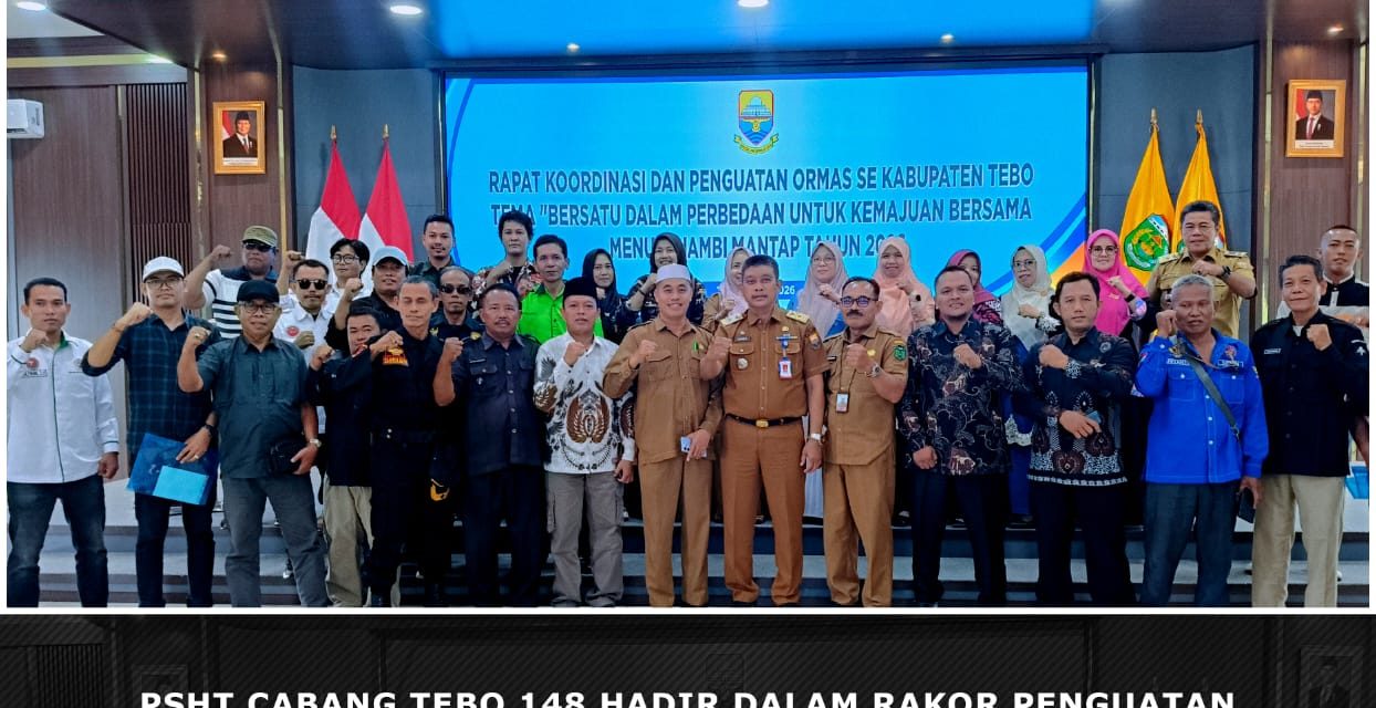 Hadiri Rakor Bakesbangpol Jambi, PSHT Tebo Tegaskan Siap Jalin Sinergi