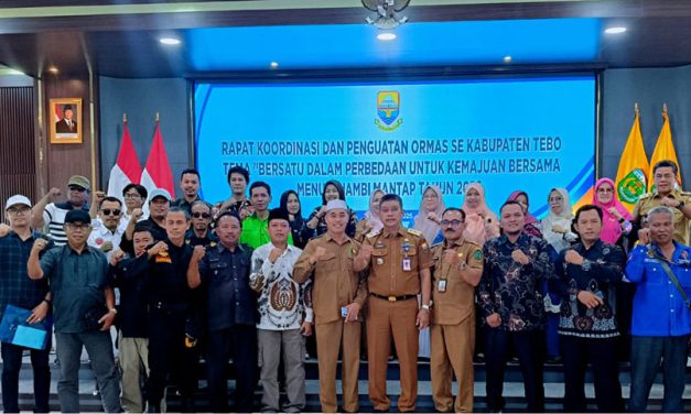 PSHT Cabang Tebo 148 Hadir dalam Rakor Penguatan Ormas Kesbangpol Jambi