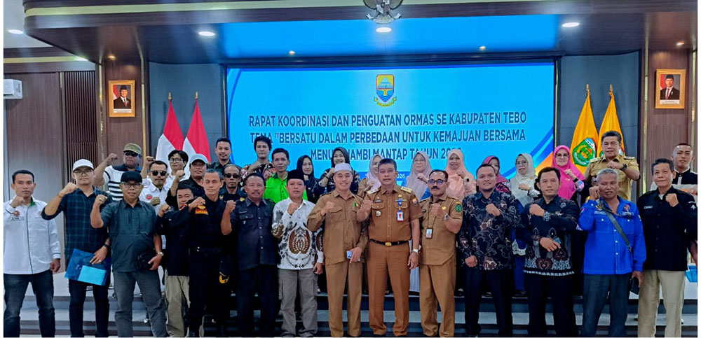 PSHT Cabang Tebo 148 Hadir dalam Rakor Penguatan Ormas Kesbangpol Jambi