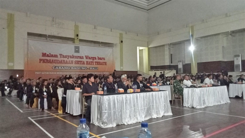 Wisuda Warga Baru PSHT Provinsi Bali Berlangsung Khidmat di Graha Budaya Lotring Kuta