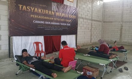 PSHT Banjarbaru Donor Darah Di Momen Kemerdekaan